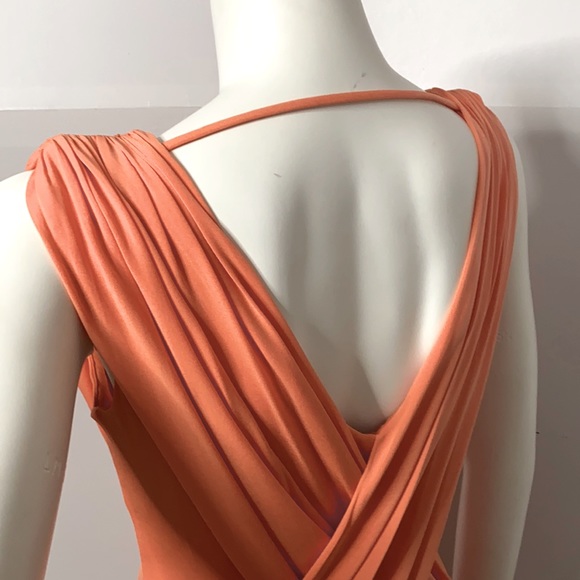 SOLD | 🔥SALE🔥 BCBGMaxAzria Alondra Melon Bodycon Mini Dress - Picture 6 of 16